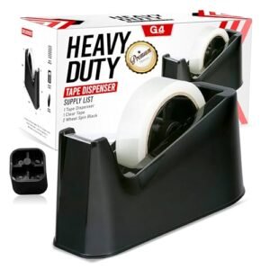 Heavy-Duty Tape Dispenser — Black