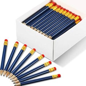 Mini Golf Pencils with Erasers — 12 Pack