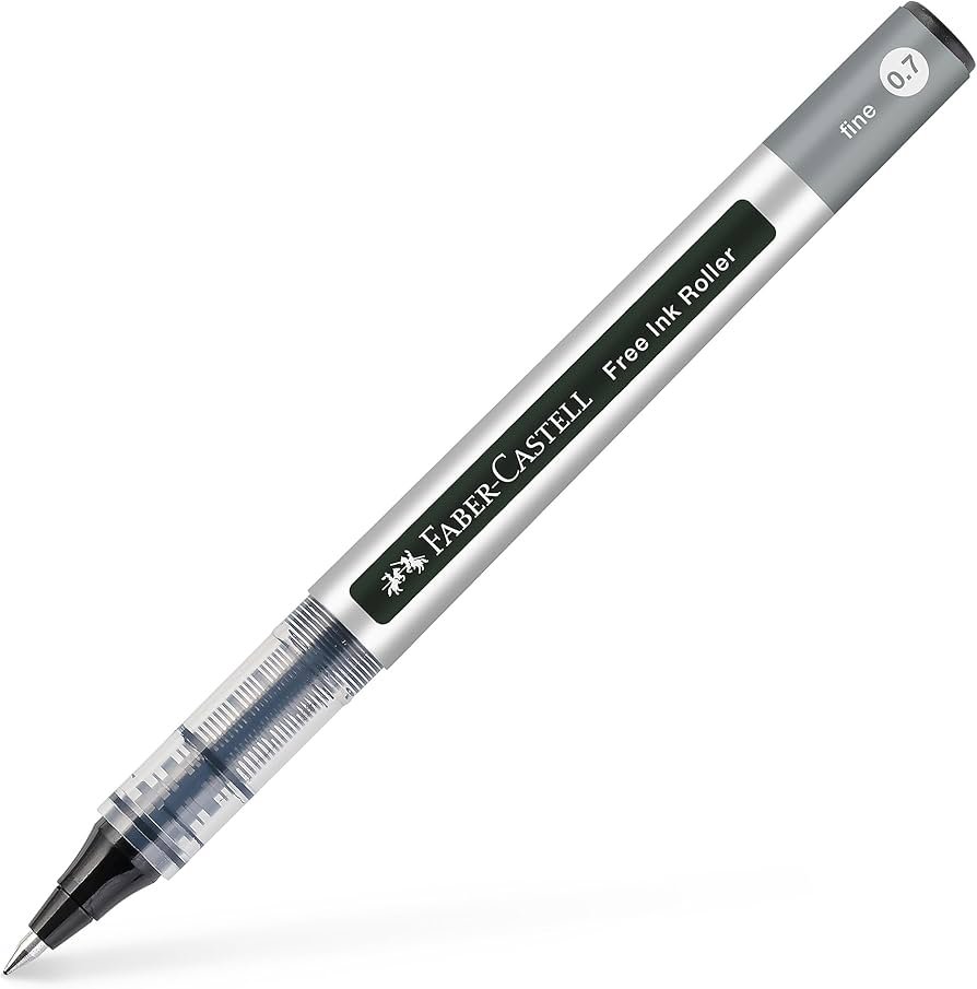 Faber-Castell Free Ink Roller Pen — Black, 0.7 mm