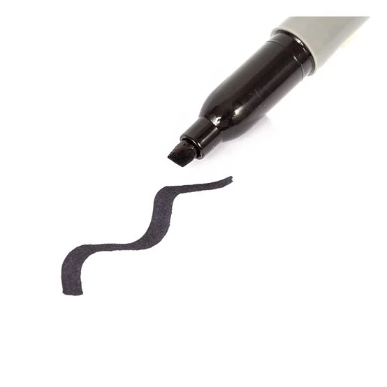 Hobbycraft Chisel Permanent Markers — Black, 2 Pack