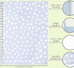Twin-Wire Dot-Grid Notebook — Lilac