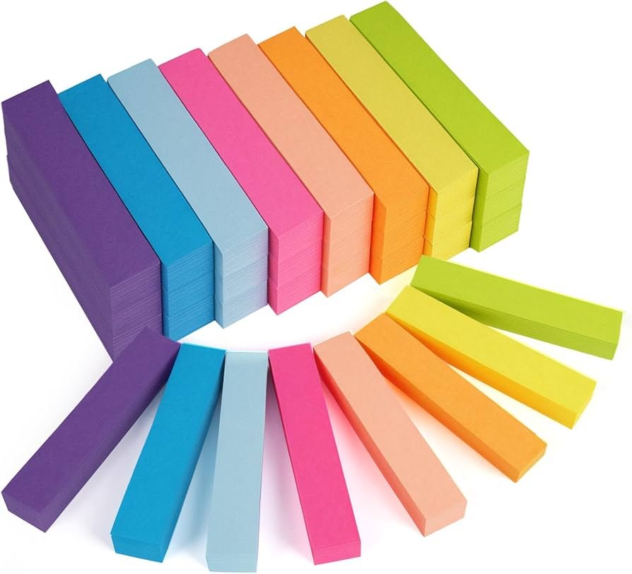 Page Marker Sticky Tabs — 10 Colors
