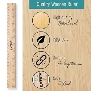 Wooden Ruler — 12 in