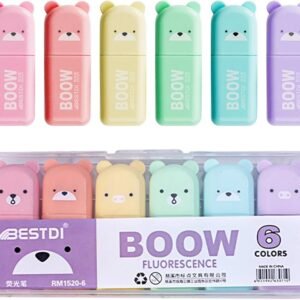 BESTDI BOOW Mini Highlighters — 6 Colors