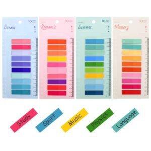Transparent Annotation Tabs — 4 Color Sets