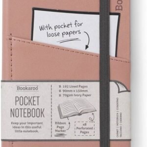 Bookaroo Pocket Notebook — Blush