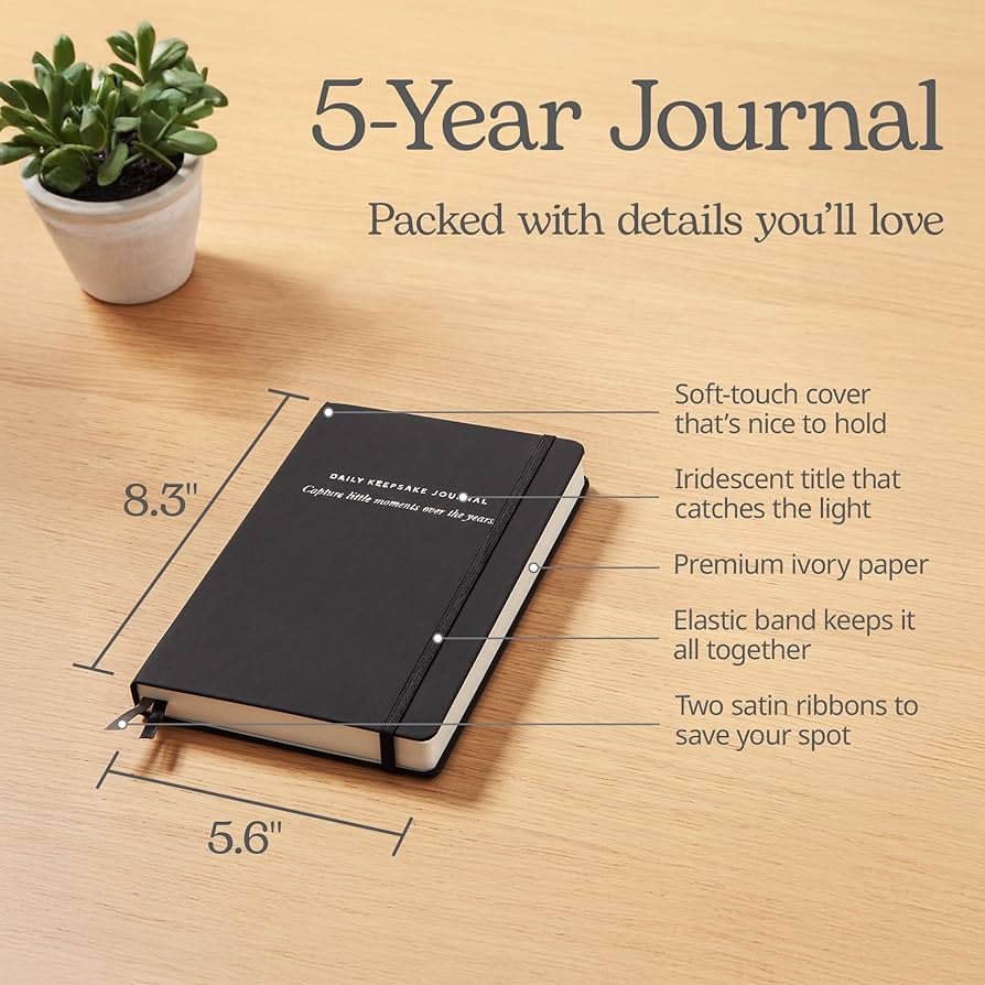 5-Year Memory Journal — Hardcover