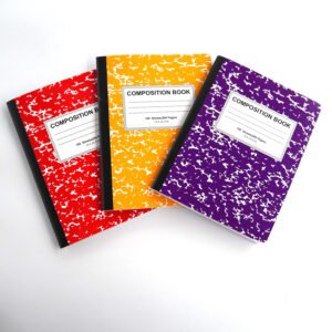 Marble Composition Books — Assorted Colors, 3 Pack