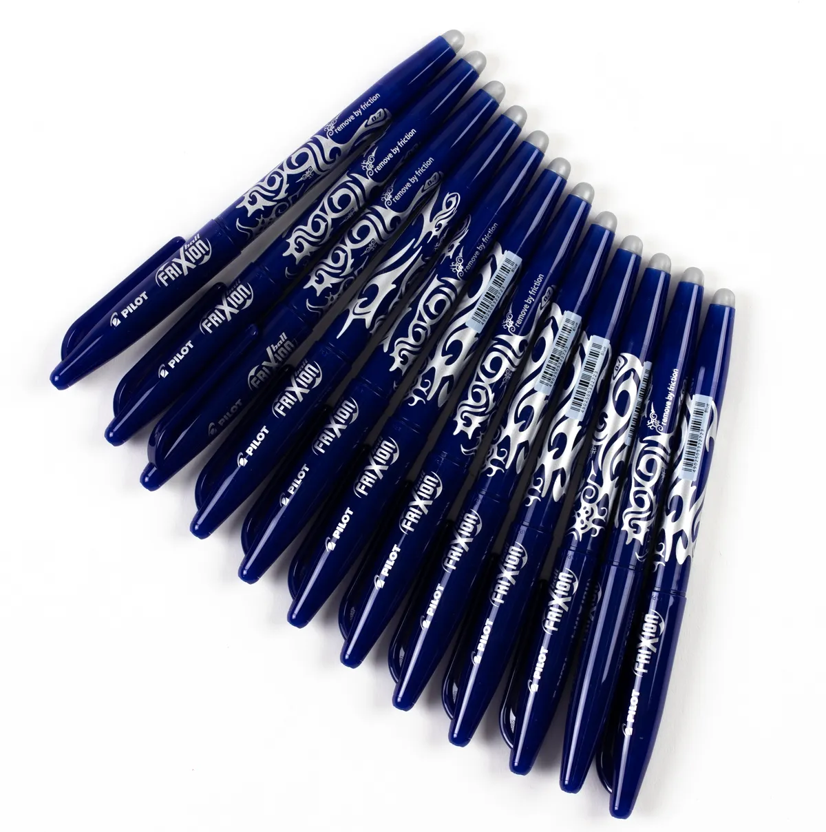 Pilot FriXion Ball Erasable Gel Pens — Blue, 12 Pack