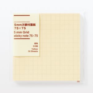 Grid Sticky Notes — Ivory, 75 x 75 mm, 50 Sheets