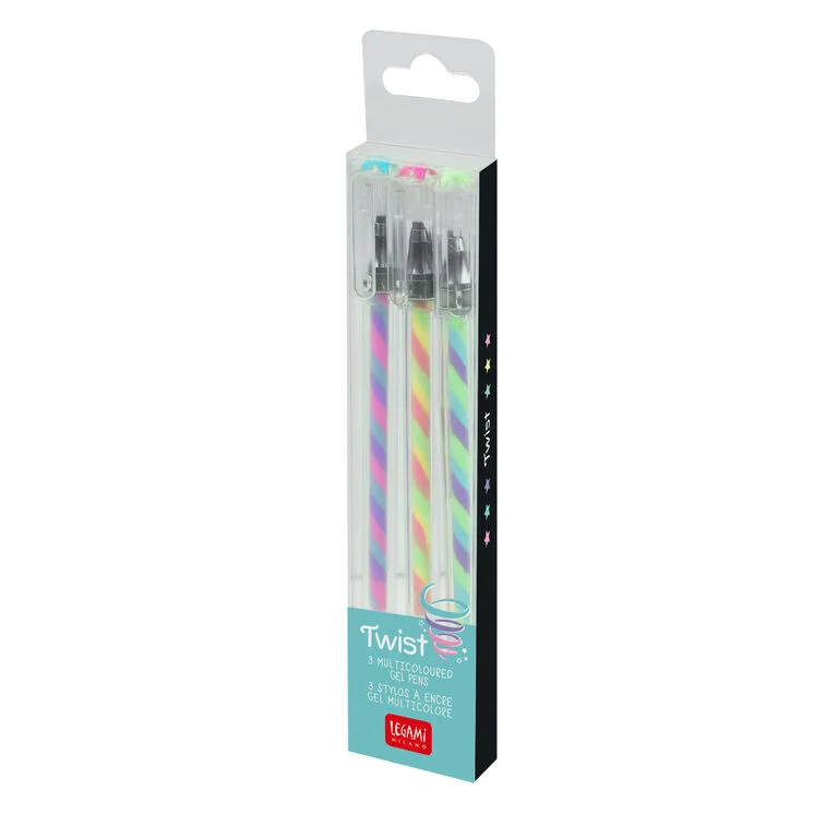 Pastel Twist Gel Pens — 3 Pack