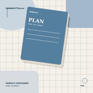Academic Planner — Blue