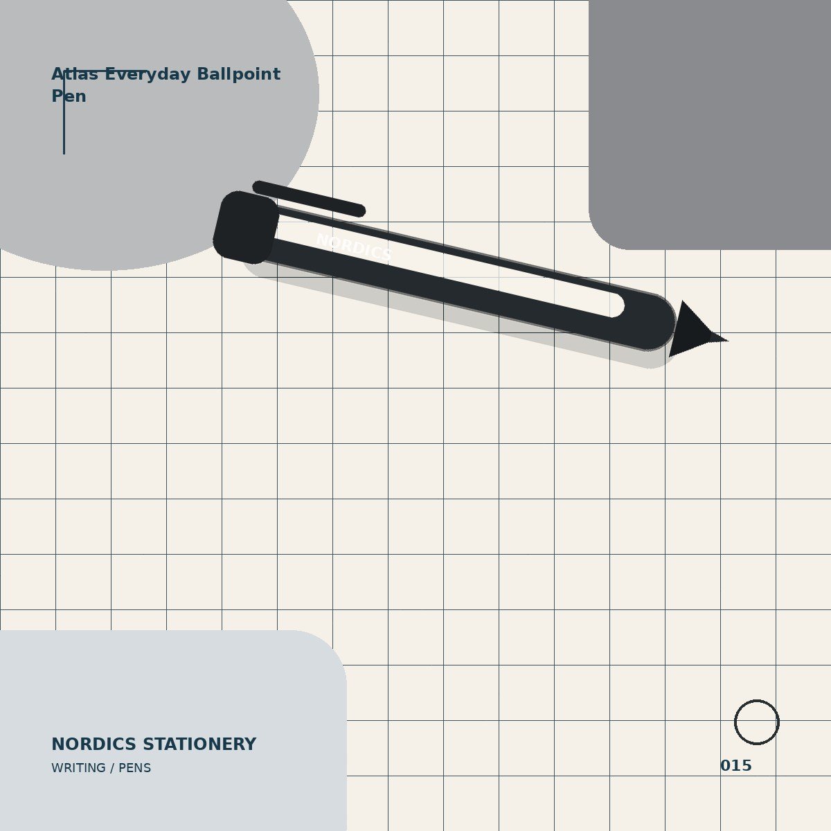 Atlas Everyday Ballpoint Pen — Black