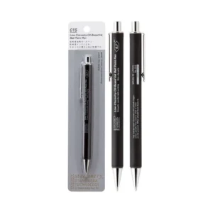 STALOGY 015 Low-Viscosity Oil-Based Ballpoint Pen — Black, 0.7 mm