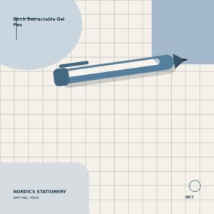Birch Retractable Gel Pen — Blue 0.7 mm