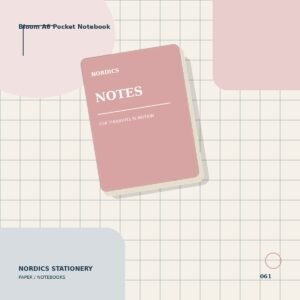 Bloom A6 Pocket Notebook — Blush
