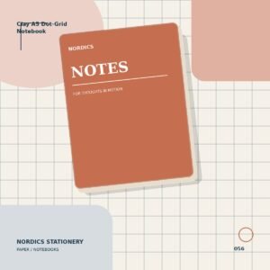 Clay A5 Dot-Grid Notebook — Terracotta