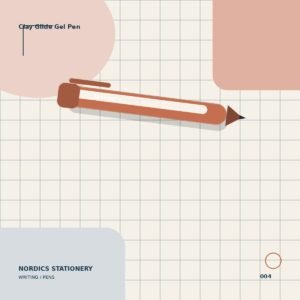 Clay Glide Gel Pen — Terracotta 0.5 mm