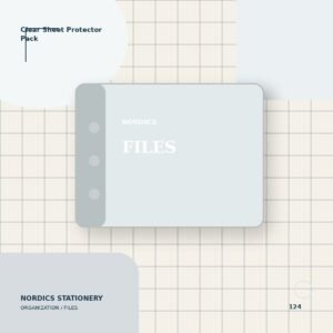 Clear Sheet Protector Pack — 25
