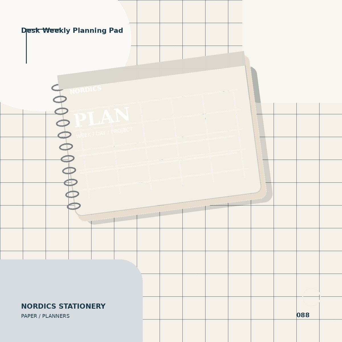 Desk Weekly Planning Pad
