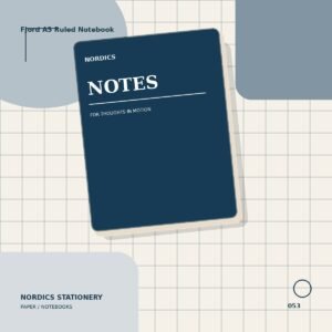 Fjord A5 Ruled Notebook — Navy