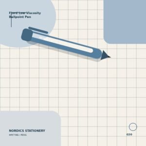 Fjord Low-Viscosity Ballpoint Pen — Blue