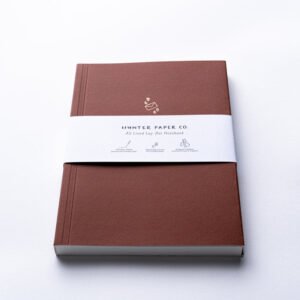 Hunter Paper Co. A5 Lined Lay-Flat Notebook — Terracotta
