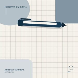 Harbor Soft-Grip Gel Pen — Navy 0.7 mm