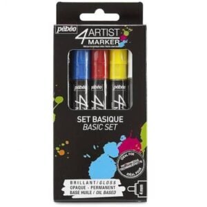 Pebeo 4Artist Marker Basic Set — 4 Colors