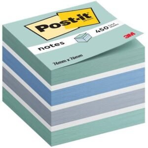 Post-it Notes — Blue & Green Assortment, 450 Sheets