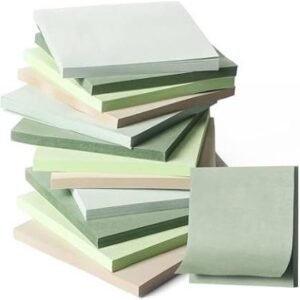 Pastel Sticky Notes — Sage Assortment