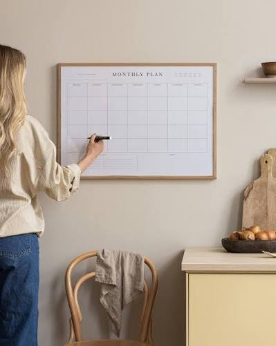 Monthly Wall Planner Board