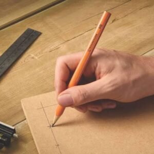 Orange HB Graphite Pencil