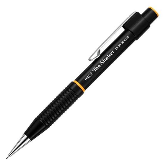 Pilot The Shaker H-1010 Mechanical Pencil — Black, 0.5 mm