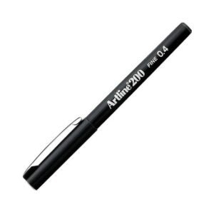 Artline 200 Fineliner — Black, 0.4 mm