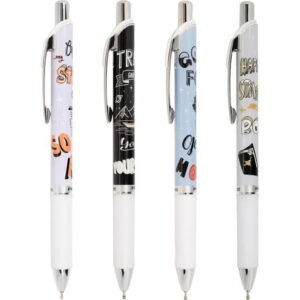 Needle-Point Pens — Black, 0.5 mm, 4 Pack