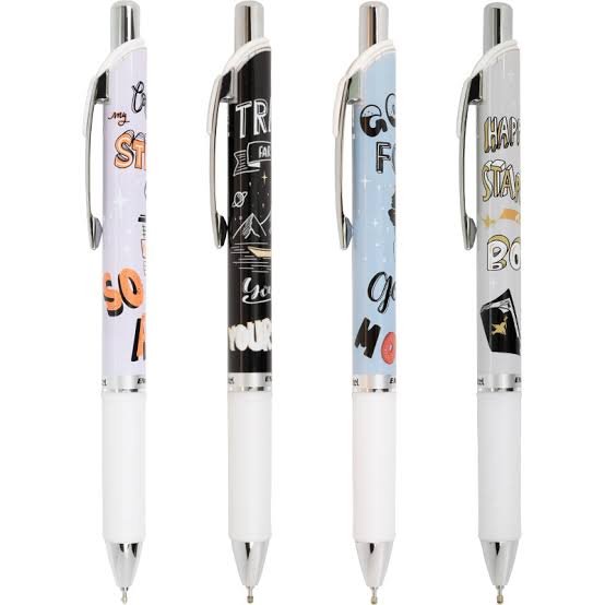 Needle-Point Pens — Black, 0.5 mm, 4 Pack