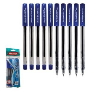 Rorito Glide Gel Pens — Blue, 10 Pack