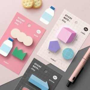 Creative Shape Sticky Notes — 4 Pads