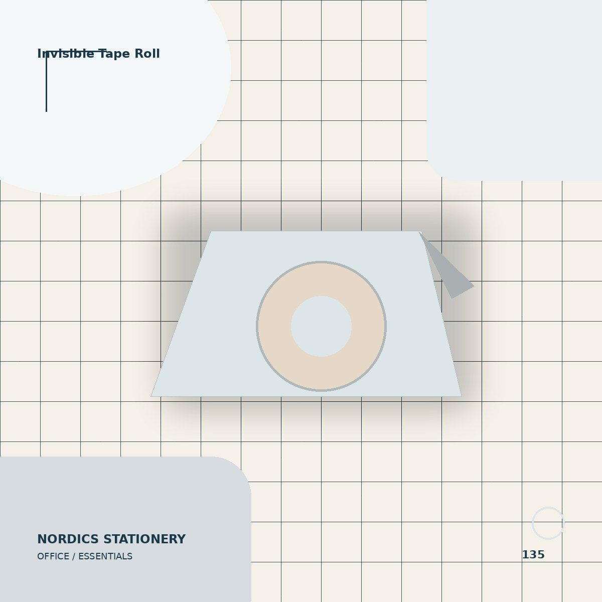 Invisible Tape Roll — 3 Pack