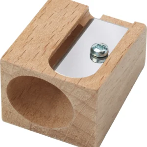 Wooden Single-Hole Pencil Sharpener