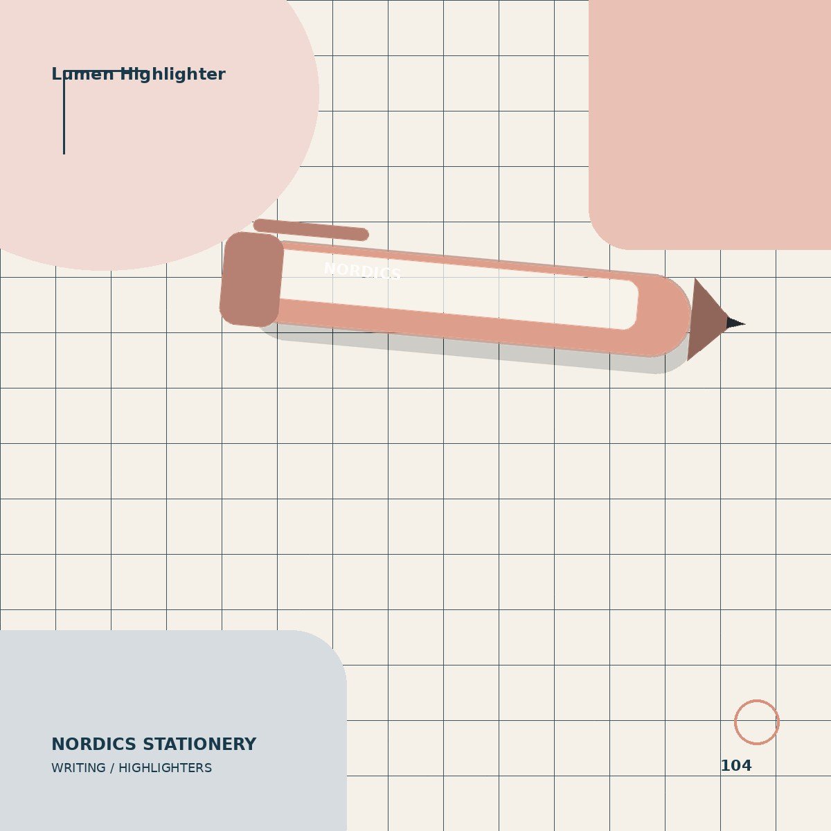Lumen Highlighter — Soft Coral