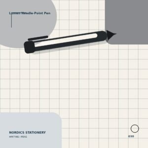 Lumen Needle-Point Pen — Black 0.5 mm