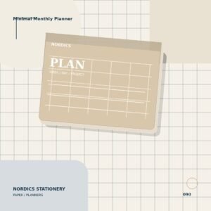 Minimal Monthly Planner