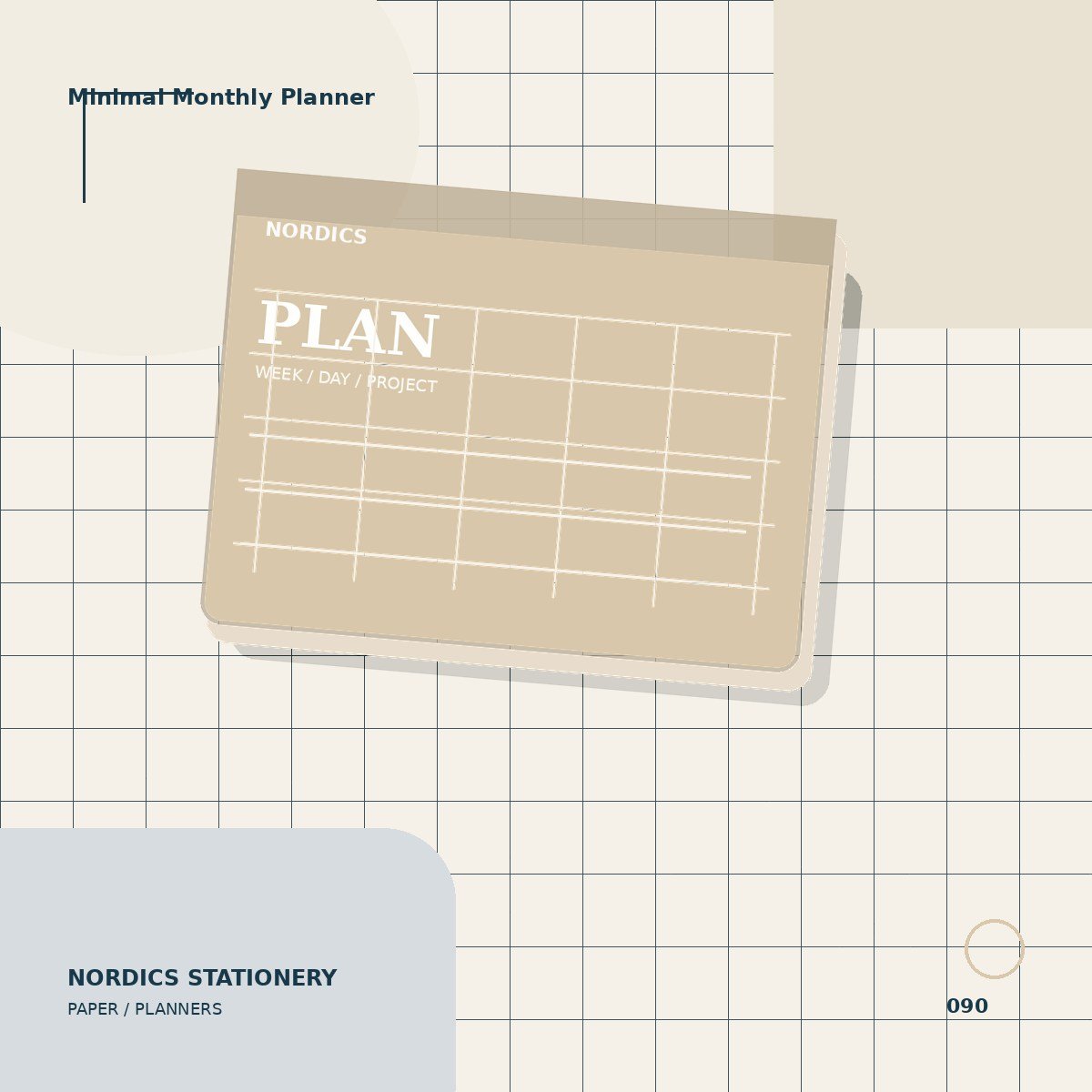 Minimal Monthly Planner