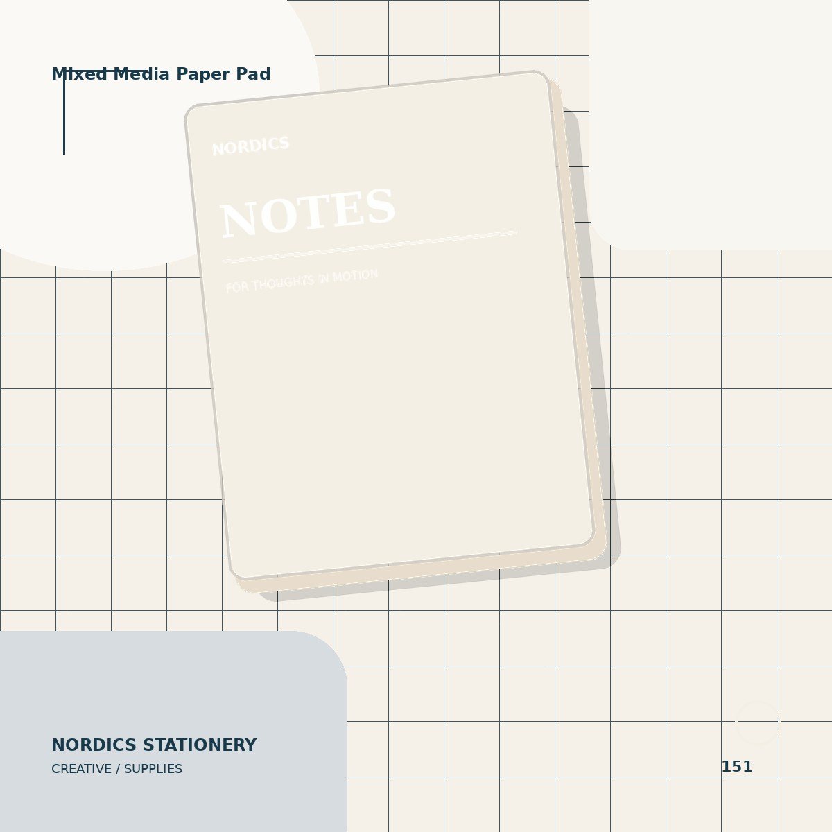Mixed Media Paper Pad — A5