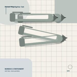 Muted Highlighter Set — 4 Colors