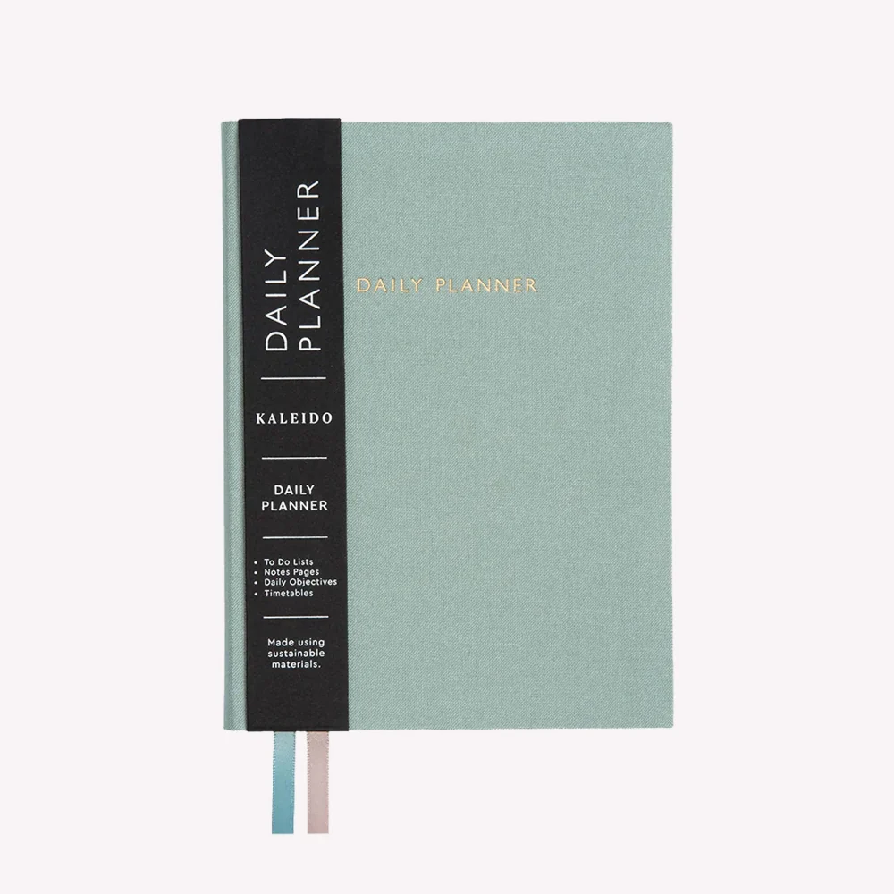 Ohh Deer B6 Undated Daily Planner — Sage Blue