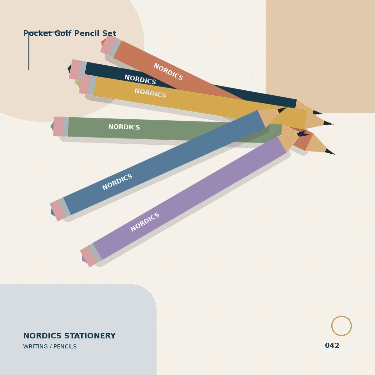 Pocket Golf Pencil Set — 12 Pack