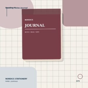 Reading Notes Journal